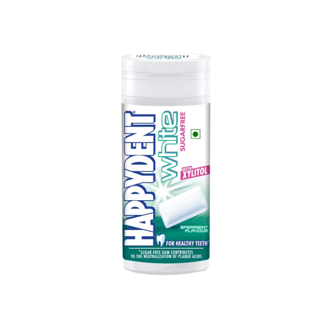 Happydent White Spearmint Xylitol Pocket Bottle Spearmint Flavor 24.2Gm (1 Pcs)